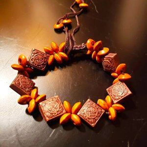 Wood stretch bracelet 
